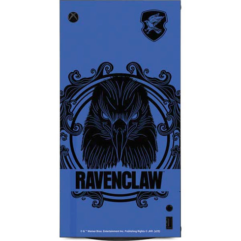 Wizarding Worlds Harry Potter Ravenclaw Illustration XBox Series X Digital Edition Console Skin
